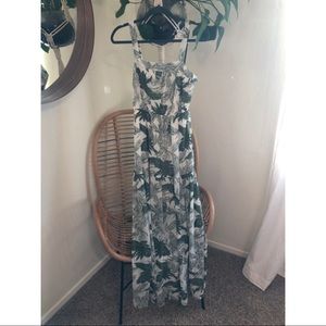 Never worn tropical maxi dress